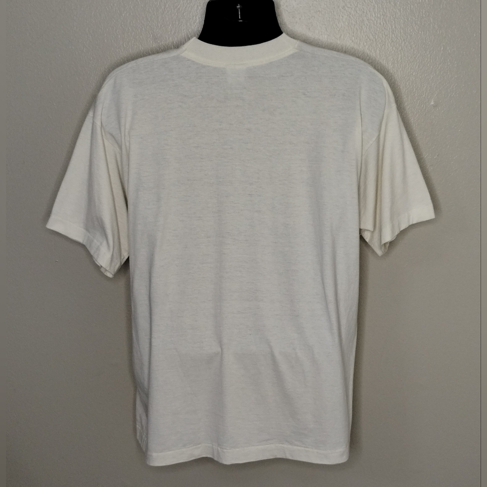 Vtg 90s Manor Texas Mentor Adult XL T-shirt Single Stitch Crew Neck Tee FOTL - Picture 8 of 9